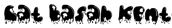 Cat Basah Kental!!! font preview